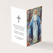 Katholische Gebetskarte | Hail Mary Visitenkarten (Vorderseite)