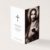 Katholische Gebetskarte | Heiliges Herz 1 (Vorderseite)