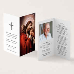 Katholische Gebetskarte Jesus Good Shepherd 4