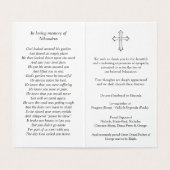 Katholische Gebetskarte | Krönung (Innenseite Aufgefaltet)