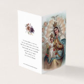 Katholische Gebetskarte | Mary weint nicht (Vorderseite)