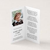 Katholische Gebetskarte | St. Anne & Mary 2 Visitenkarten (Innenseite)