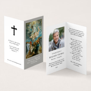 Katholische Gebetskarte   Szenario & Krönung Visitenkarten