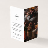 Katholische Gebetskarte Übernahme von Mary (Vorderseite)