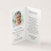 Katholische Gebetskarte | Unsere Dame von Grace (Innenseite)