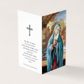 Katholische Gebetskarte | Unsere Frau (Vorderseite)