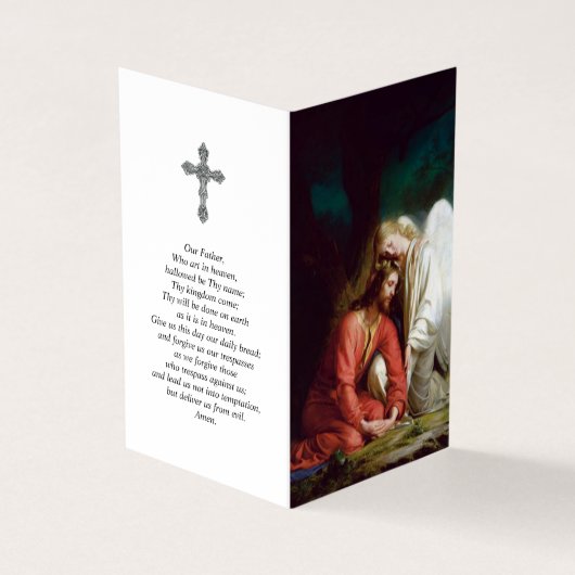 Katholische Gebetskarte | Waffen des Engels 2010 Visitenkarten (Vorderseite)