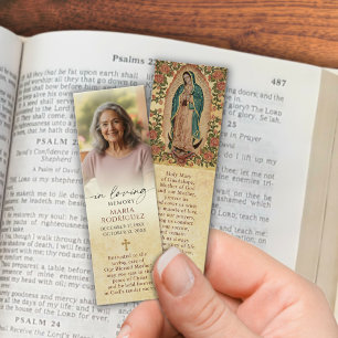 Katholische Gedenk-Foto-Guadalupe-Gebets-Lesezeich