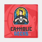 Katholische Geeks Magnet (Vorne)