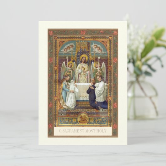 Katholische Gemeinschaft Jesus Junge oder Mädchen Einladung (Stehend Vorderseite)