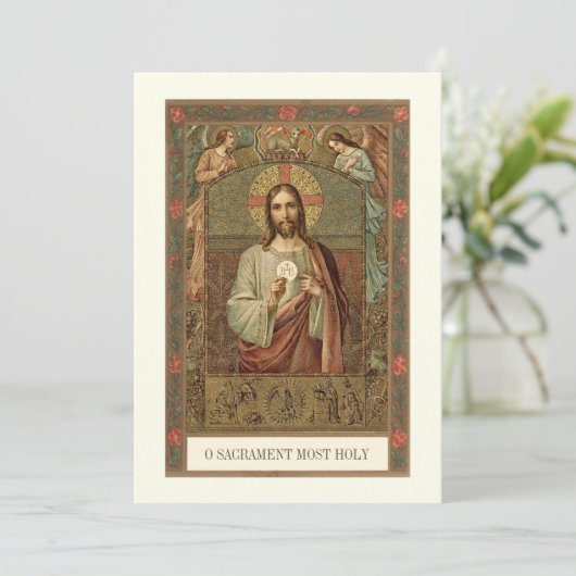 Katholische Gemeinschaft Jesus Junge oder Mädchen Einladung (Stehend Vorderseite)