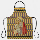 Katholische gesegnete Jungfrau Mary Jesus Christus Schürze (Vorderseite)