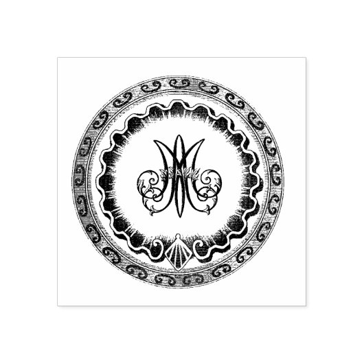 Katholische gesegnete Jungfrau Mary Marian Symbol Gummistempel (Prägung)