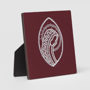 Katholische gesegnete Jungfrau Mary, Spitze Fotoplatte