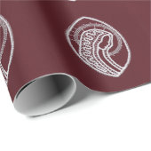 Katholische gesegnete Jungfrau Mary, Spitze Geschenkpapier (Rolleneckpunkt)