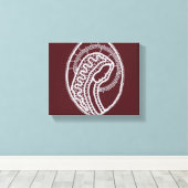 Katholische gesegnete Jungfrau Mary, Spitze Leinwanddruck (Insitu (Holzboden))