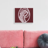 Katholische gesegnete Jungfrau Mary, Spitze Leinwanddruck (Insitu (Wohnzimmer))