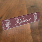 Katholische gesegnete Jungfrau Mary, Spitze Namensplakette (Seite)