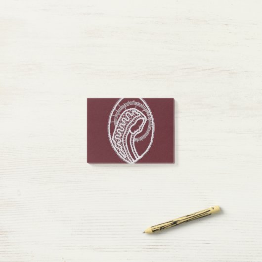 Katholische gesegnete Jungfrau Mary, Spitze Post-it Klebezettel (Auf Schreibtisch)
