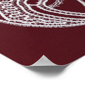 Katholische gesegnete Jungfrau Mary, Spitze Poster (Ecke)