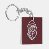 Katholische gesegnete Jungfrau Mary, Spitze Schlüsselanhänger (Vorderseite links)