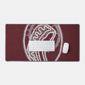 Katholische gesegnete Jungfrau Mary, Spitze Schreibtischunterlage (Tastatur & Maus)