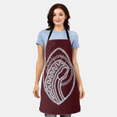 Katholische gesegnete Jungfrau Mary, Spitze Schürze (Getragen)