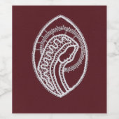 Katholische gesegnete Jungfrau Mary, Spitze Weinetikett (Einzelnes Label)