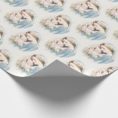 Katholische gesegnete Mutter Maria Jesus Religiöse Geschenkpapier (Ecke)