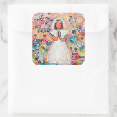 Katholische Girl Pink Sticker (Tasche)