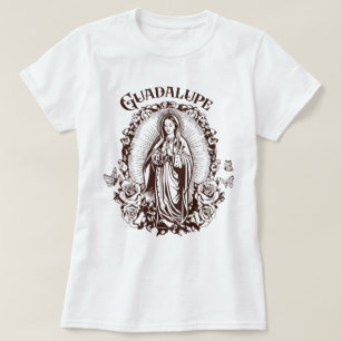 Katholische Gottesmutter Jungfrau Guadalupe Mary T-Shirt