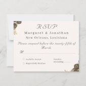 Katholische Grace Wedding RSVP Karte (Vorderseite)