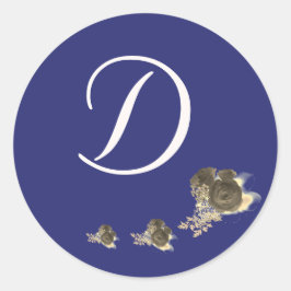 Katholische Grace Wedding Runder Aufkleber