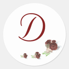 Katholische Grace Wedding Runder Aufkleber