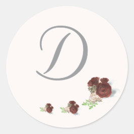 Katholische Grace Wedding Runder Aufkleber