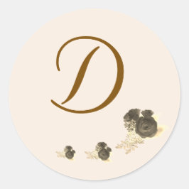 Katholische Grace Wedding Runder Aufkleber