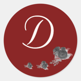 Katholische Grace Wedding Runder Aufkleber