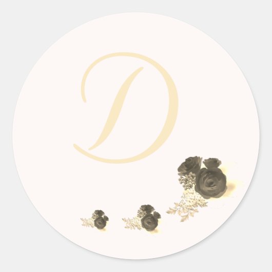 Katholische Grace Wedding Runder Aufkleber (Vorderseite)