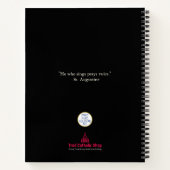 Katholische Gregorianische Chant Latin Mass Mittel Notizblock (Rückseite)