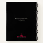 Katholische Gregorianische Chant Osterfest Hymn El Notizblock (Rückseite)