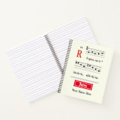 Katholische Gregorianische Chant Osterfest Hymn El Notizblock (Innenseite)