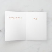 Katholische Heilig-Grußkarte unsere Dame vom Karte (Innenseite)