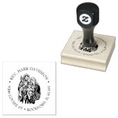 Katholische Heilige Familie Jesus, Mary Joseph, Ad Gummistempel (Stempel)