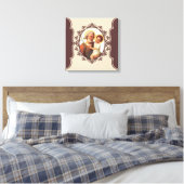 Katholische Heilige Joseph mit Kind Jesus Leinwanddruck (Insitu (Schlafzimmer))