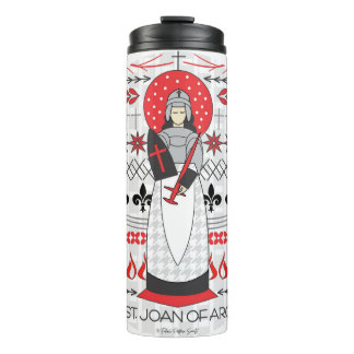 Katholische Heilige Thermal Tumbler: St. Joan of A Thermosbecher