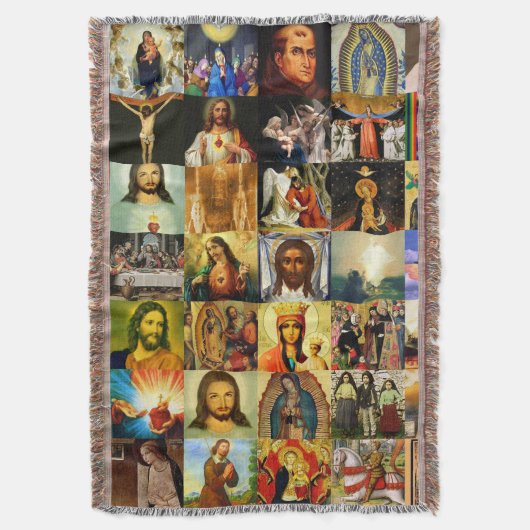 Katholische Heilige werfen Blanket Decke (Vorderseite Vertikal)