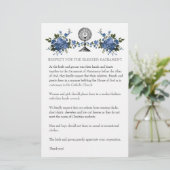 Katholische Hochzeit bescheidene Kirche Attraktion Briefpapier (Stehend Vorderseite)