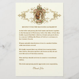 Katholische Hochzeit bescheidene Kirche Kleidung E