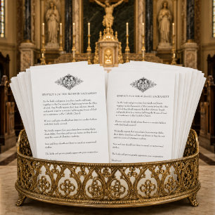 Katholische Hochzeit bescheidene Kirchenbekleidung Briefpapier