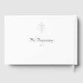 Katholische Hochzeit der Nuptial Unity Gästebuch (Rückseite)